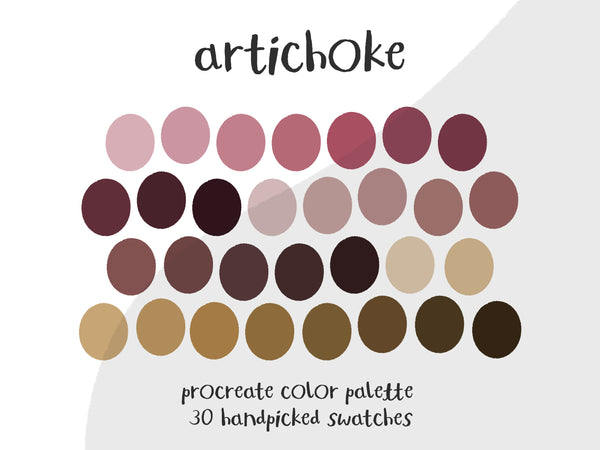 Color Palette for Procreate | Artichoke