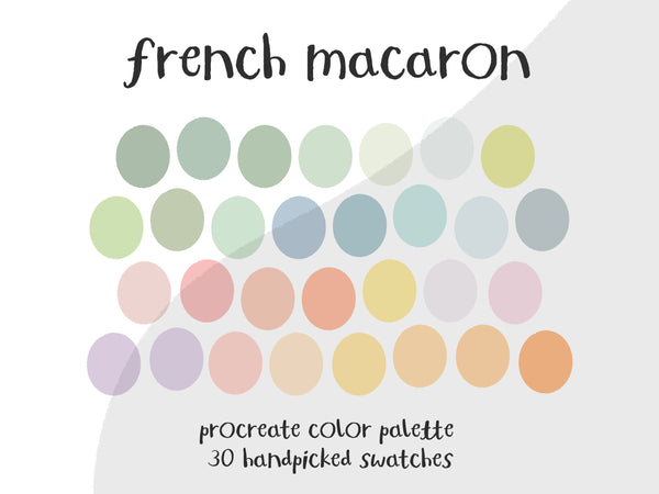 Color Palette for Procreate | French Macaron