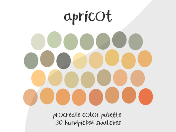 Color Palette for Procreate | Apricot