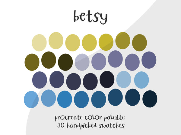 Color Palette for Procreate | Betsy
