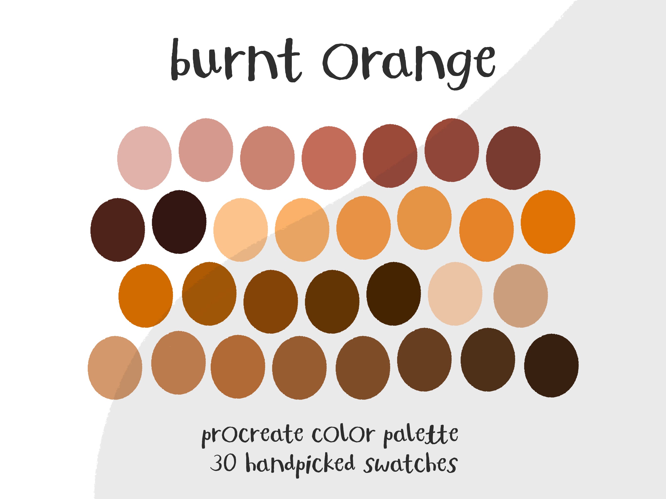burnt orange color swatch