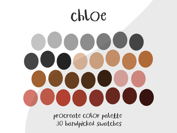 Color Palette for Procreate | Chloe
