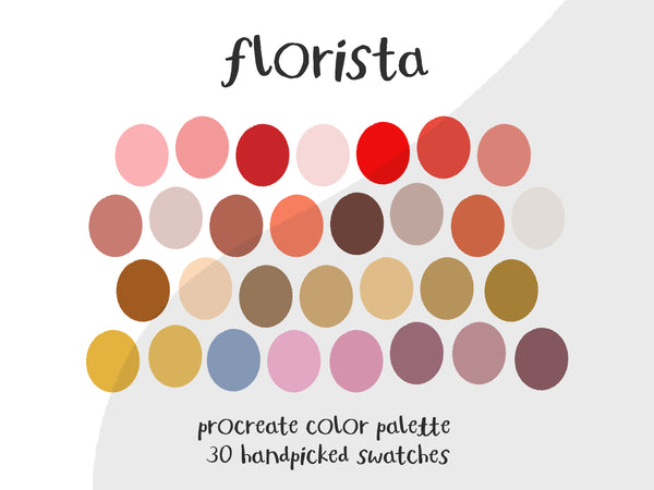Color Palette for Procreate | Florista