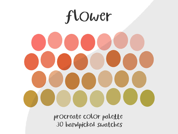 Color Palette for Procreate | Flower