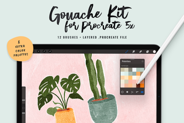 Gouache Kit for Procreate