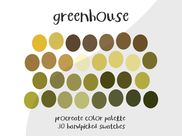 Color Palette for Procreate | Greenhouse