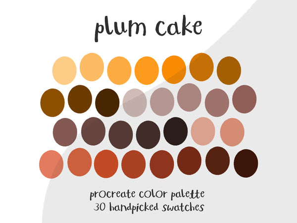 Color Palette for Procreate | Plum Cake