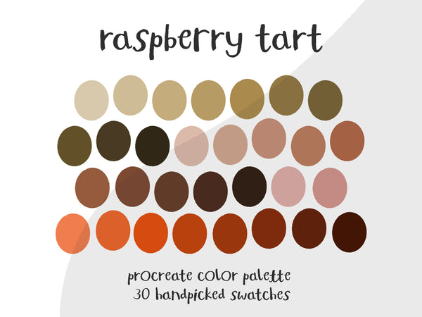 Color Palette for Procreate | Raspberry Tart