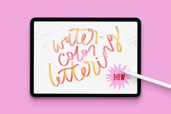 Watercolor Lettering Brushes