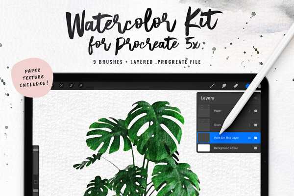 Watercolor Kit for Procreate