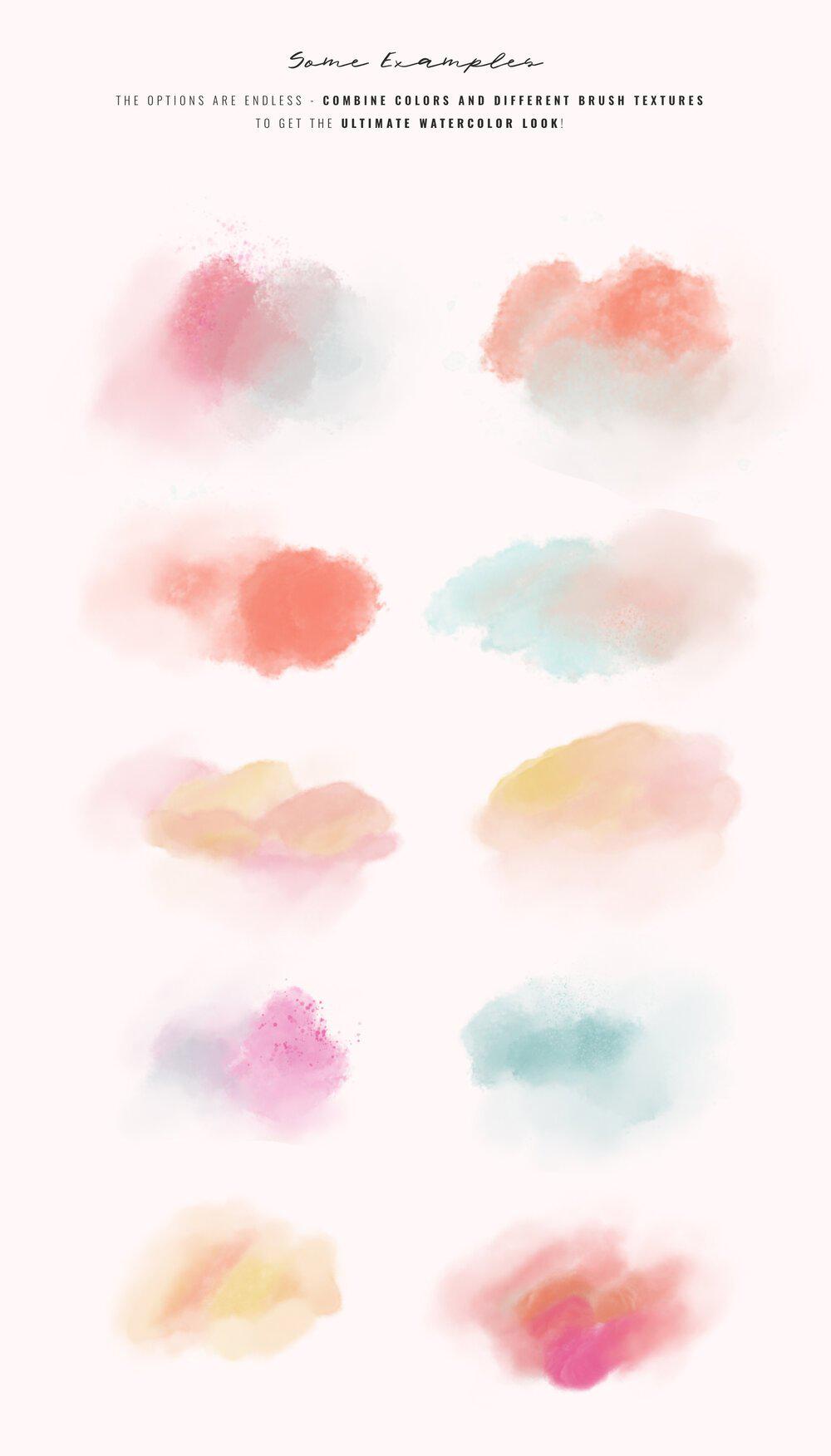 Realistic Watercolor Brushes
