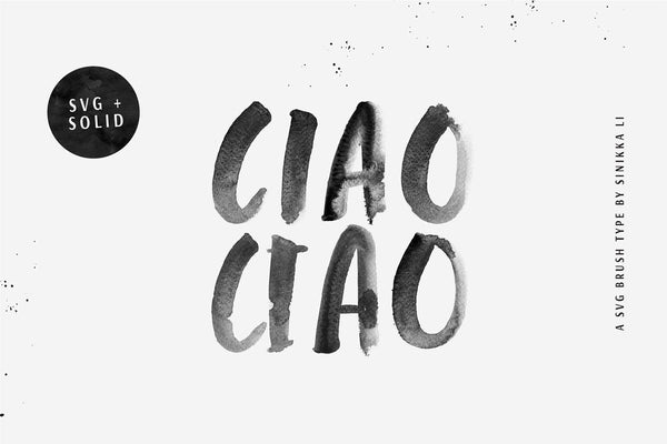 Ciao Ciao SVG Font